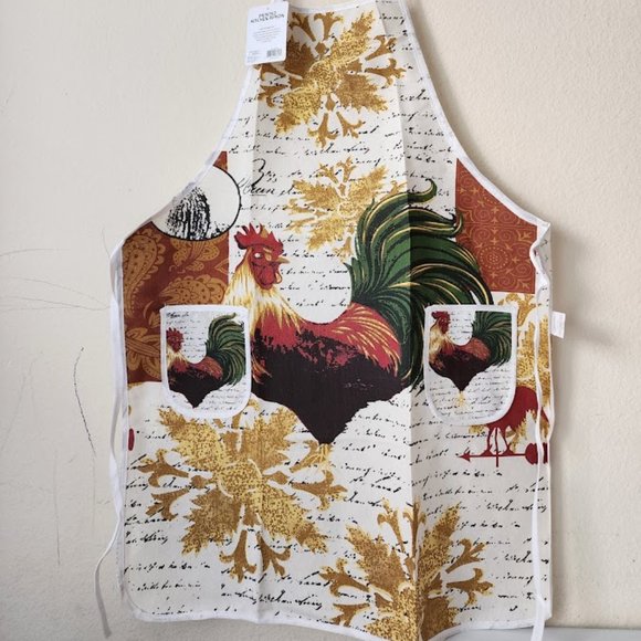 Fabric Kitchen Apron with pockets.*** 100% Cotton. - Picture 2 of 9